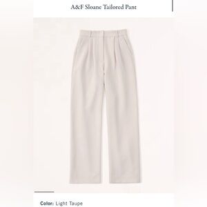 A&F Sloane Tailored Pant